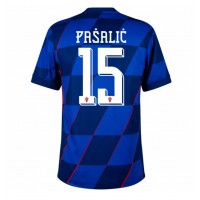 Pánský Fotbalový dres Chorvatsko Mario Pasalic #15 ME 2024 Venkovní Krátký Rukáv